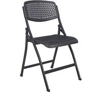 FOELANNE Chaise de Bureau Pliable et Portable, Chaises Pliantes Blanches et Noires for Bureau, conférence, Ordinateur, Salle à Manger(Black)
