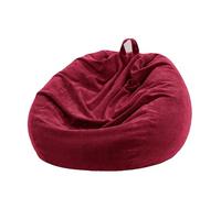 FOELANNE Chaise de Haricot, Housse de Rangement for Peluche Uniquement sans Rembourrage for Adolescents et Adultes Canapé Paresseux Pouf Animal en Peluche(7,100 * 120cm)