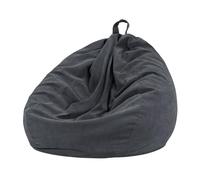 FOELANNE Chaise de Haricot, Housse de Rangement for Peluche Uniquement sans Rembourrage for Adolescents et Adultes Canapé Paresseux Pouf Animal en Peluche(10,85 * 110cm)