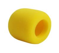 FOELANNE Couverture de Mousse Micro, Housse de Microphone 20 pièces Universelle Pare-Brise Coupe-Vent Mousse éponge Multicolore(Yellow)