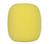 FOELANNE Couverture de Mousse Micro, Housse de Remplacement for Microphone, 10 pièces, Mousse éponge, Pare-Brise de scène DJ Multicolore(Yellow)
