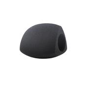 FOELANNE Couverture de Mousse Micro, Housse en Mousse for Pare-Brise de Micro, 2 pièces, Multicolore, réduction du Bruit, ions salive(Black)