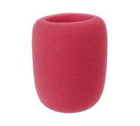 FOELANNE Couverture de Mousse Micro, Housse en Mousse for Pare-Brise de Micro, 4 pièces, Multicolore, réduction du Bruit du Vent, ION salive(Red)