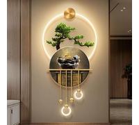 FOELANNE Décoration murale LED paysage 3D en cristal acrylique