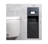FOELANNE Niche encastrée en Acier Inoxydable, Niche de Douche en Acier Inoxydable, étagère encastrée, Organisateur Multicolore 67x23x14cm(Grey-a)