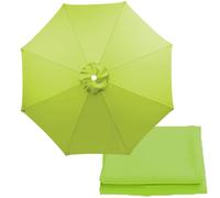FOELANNE Parapluie de Jardin, Auvent de Remplacement for Parasol de terrasse de 6,5 à 9,8 Pieds for 6 ou 8 Bras, Multicolore(Grass Green,8 ribs-3m(9.8ft))