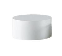 FOELANNE Support de piédestal Rond Cylindre Forces défense Principale | Noir/blanc, plusieurs tailles, for affichage : boutique de robes de mariée et décoration de dressing.(White,15.7x15.7in)