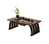 FOELANNE Table Basse Japonaise, Table Basse de méditation rectangulaire Japonaise en Bois, Facile à Monter, Dimensions: 60-90 x 37 x 31cm(90x37x31cm)