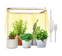 Foemey 1 Morceau de Culture de Culture pour Les Plantes Intérieures Hauteur Halo Ajusté Lampe de Culture avec Des Lumières Jaunes