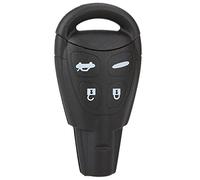 Foemey Coque de clé de voiture de rechange à 4 boutons avec lame d'insertion compatible avec Saab 9.3 et 9.5