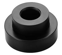Foemey Kit de fixation de douche 1 pièce équipement tuyau d'eau couvercle décoratif en cuivre accessoires robinet de salle de bain galvanoplastie noir