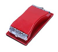 Foemey Support de papier abrasif rectangulaire pour ponceuse manuelle Rouge/noir
