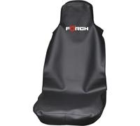 Förch Housse de siège, en cuir synthétique, avec homologation airbag, noire, protectrice, pour l'atelier