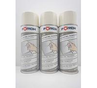Förch Pearl Weiss RAL 1013 Lot de 3 bombes de peinture en spray Blanc 400 ml