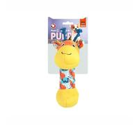 FOFOS Jouet à mâcher pour chiots avec son - Jouet multi-matériaux, jouets pour chiens avec son, idéal pour chiots de toutes les races de taille X-petite à petite (0-10 kg) (girafe)