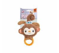 FOFOS Jouet à mâcher pour chiots avec son - Jouet multi-matériaux pour chiens avec son, idéal pour les chiots de toutes les races de taille X-Small à Petit (0-10 kg) (Mono)
