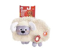 FOFOS Jouet en peluche pour chien avec hochet intérieur, tissu renforcé, lavable en machine et jouet pour le nettoyage des dents pour chiens (mouton sans remplissage)
