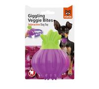 FOFOS Jouet pour chien avec hochet amusant - Jouets à mâcher durables pour chiens et chiens adultes (5 à 30 kg), jouets interactifs pour chiens (oignon)