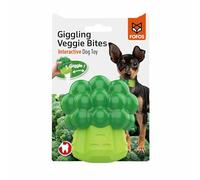 FOFOS Jouet pour chien avec hochet amusant - Jouets à mâcher durables pour chiens et chiots adultes (5 à 30 kg), jouets interactifs pour chiens (brocoli)