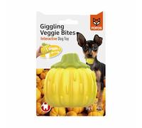 FOFOS Jouet pour chien avec hochet amusant - Jouets à mâcher durables pour chiens et chiots adultes (5 à 30 kg), jouets interactifs pour chiens (citrouille)