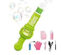 Fog Bubble Machine, Automatic Foam Maker, Portable Light Music Blower, ABS Electric Fog Device, Party Entertainment Machine Effects, Foam Generator for Events Parties Indoor Outdoor