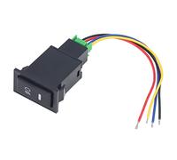 Fog Lamp Switch | 12V LED Fog Lamp Harness with 5 - Pin Connector | ABS Car Electrical Switch for Fog Lamps/Interior Lamps/Accessories | IP67 Weather - Proof, 100000 Uses