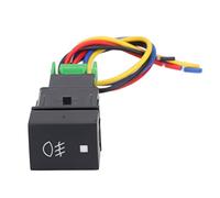 Fog Switch | 10A 12V ABS Car Switch with LED/Weatherproof IP67 / 100K Uses | Foglight Switch Harness for Car Modification & Electrical Control