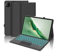 FOGARI Clavier pour Honor MagicPad 2 WiFi Tablette 12.3 Pouces 2024, AZERTY Français Rétro-éclairé Clavier Pavé Tactile Magnétique Bluetooth sans Fil Etui Housse pour Honor MagicPad 2 12.3'', Noir