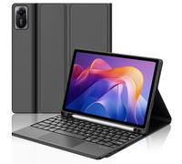 FOGARI Clavier pour Redmi Pad 2 avec pavé tactile, housse avec clavier espagnol Ñ pour Redmi Pad 2 11" 2025 Bluetooth avec Trackpad, noir