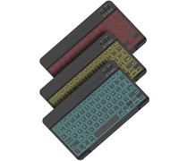 FOGARI Clavier Tablette Bluetooth 10 Pouces - AZERTY Français avec Rétroéclairage Clavier Léger Fin Keyboard pour iPad Samsung Redmi/XiaomiPad HuaweiPad HonorPad pour Lenovo,Fire HD,Noir