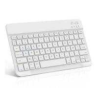 FOGARI Clavier Tablette Bluetooth 10 Pouces - AZERTY Français Clavier Léger Fin Keyboard pour iPad Samsung Redmi/XiaomiPad HuaweiPad HonorPad pour Lenovo Fire HD, pour Android/iOS/Fire OS