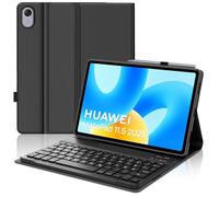 FOGARI Étui de clavier pour Huawei Matepad 11,5" 2023, QWERTZ, magnétique, amovible, boîtier arrière en TPU souple, pour Huawei Matepad 11.5 2023, noir