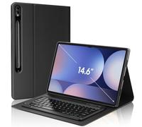 FOGARI Samsung Galaxy Tab S10 Ultra / S9 Ultra Clavier 14.6'', AZERTY Français Clavier Magnétique BT sans Fil Étui pour Tab S10Ultra 2024 /S9Ultra 2023 - Noir