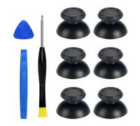 Fogbush Lot de 6 joysticks à effet Hall - Compatibles avec les manettes sans fil Sony DualSense - Boutons de rechange ergonomiques - Kit d'outils d'installation inclus