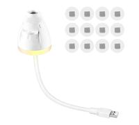 Fogcroll Projecteur Galaxy 2-en-1, Galaxy Projector Night Light, Mini Star Projector USB pour Chambre, Plafond et Mur, Lampe LED Portable (C)