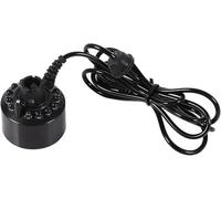 Fogger Humidificateur À Brume Ultrasonique À Changement De Couleur 24 V avec 12 Lumières LED, Nébuliseur D'Étang pour Fontaine d'eau, Étang, Rocaille, Aquarium