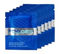 FOGGIES - Anti Buee Lingettes Lunettes 6 Pack, Lingettes Anti Buee Plongee, Lingette Lunette Nettoyant Anti Buee Pour Les Athlètes, Lingette Lunette Pour la Natation, Plongée, Snowboard, Le Vélo