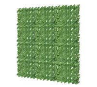 Fogmiea Haie de lierre artificiel - Brise-vue - 100 x 300 cm - Clôture brise-vue - Feuilles de lierre - Idéal pour les zones de terrasse en plein air