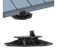 Fogmiea Lot de 10 plots réglables en hauteur, 18-30 mm, parfaits pour les constructions en bois composite, les structures en bois, les lames de terrasse en bois
