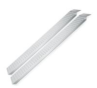 Fogmiea Lot de 4 rampes d'accès - Capacité de charge : 400 kg | Rampe de chargement en acier galvanisé pour voiture, moto, quad, ATV, remorque, rampe de chargement