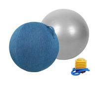 Fogukier Ballon de yoga - Développement musculaire ergonomique pour la grossesse - pour entraînement athlétique, échauffement, salle de sport, dortoir, studio