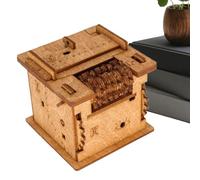 Fogukier Boîte À Énigmes pour Escape Game, Jeu Interactif en Bois Défi Challenge, Boîte Escape Game pour Adultes Enigme, pour Soirées Amis Fêtes Anniversaire Vacances