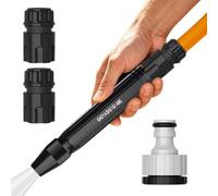 Fogukier Buse Haute Pression,3 Jets Réglables avec Booster,Embout Puissant pour Eau | pour Lavage De Voiture, Nettoyage Maison, Arrosage Jardin, Terrasse, Patio Et Cour