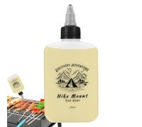 Fogukier Flacon distributeur d'huile pour cuisine - 120 ml - Bouchon à visser pour condiments - Bouteille étanche pour sirop, sauce, ketchup, barbecue, condiments, vinaigrette, arts, atelier, 120 ml