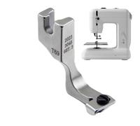 Fogukier Pied presseur pour fermeture éclair invisible - Pied réglable pour fermeture éclair sur un côté, pièces d'ourlet de vêtements ménagers pour les amateurs de tailleur, mari, épouse, maman