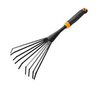 Fogukier Râteau À Arbustes,9 Dents Métalliques Outils De Jardinage pour Usage Intensif | Râteau À Feuilles pour Jardin | pour ameublir sols, chaumes, Herbes, Feuilles, graviers, paillis, Cours,