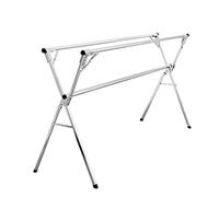 FOGUO Etendage a Linge Exterieur Retractable, Sechoir a Linge Compact, Etendoir a Linge Interieur Pliable, Tubes en Acier Inoxydable, pour Chaussettes, Draps, Vêtements