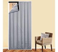 FOGUO Rideau Isolant Thermique Anti Froid Porte de Garage, Rideau de Porte Isolant Phonique, Rideau de Porte Épaississant d'hiver, Adapté Aux Animaux Domestiques, Convient Aux Pièces Climatisées