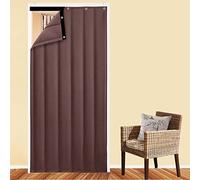 Rideau Isolant Thermique Anti Froid Porte de Garage, Rideau de Porte Isolant Phonique, Rideau de Porte Épaississant d'hiver, Adapté Aux Animaux Domestiques, Convient Aux Pièces Climatisées