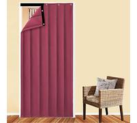 FOGUO Rideau Isolant Thermique Anti Froid Porte de Garage, Rideau de Porte Isolant Phonique, Rideau de Porte Épaississant d'hiver, Adapté Aux Animaux Domestiques, Convient Aux Pièces Climatisées